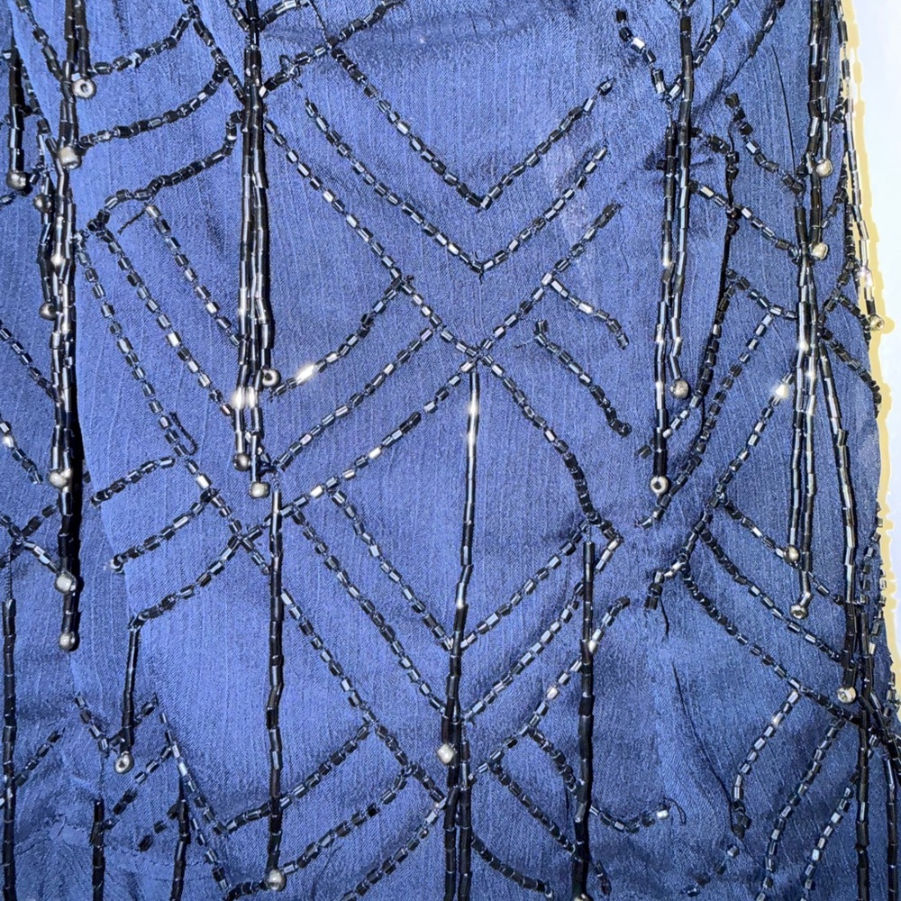 Free People Navy Beaded Camisole - Picture 4 of 6